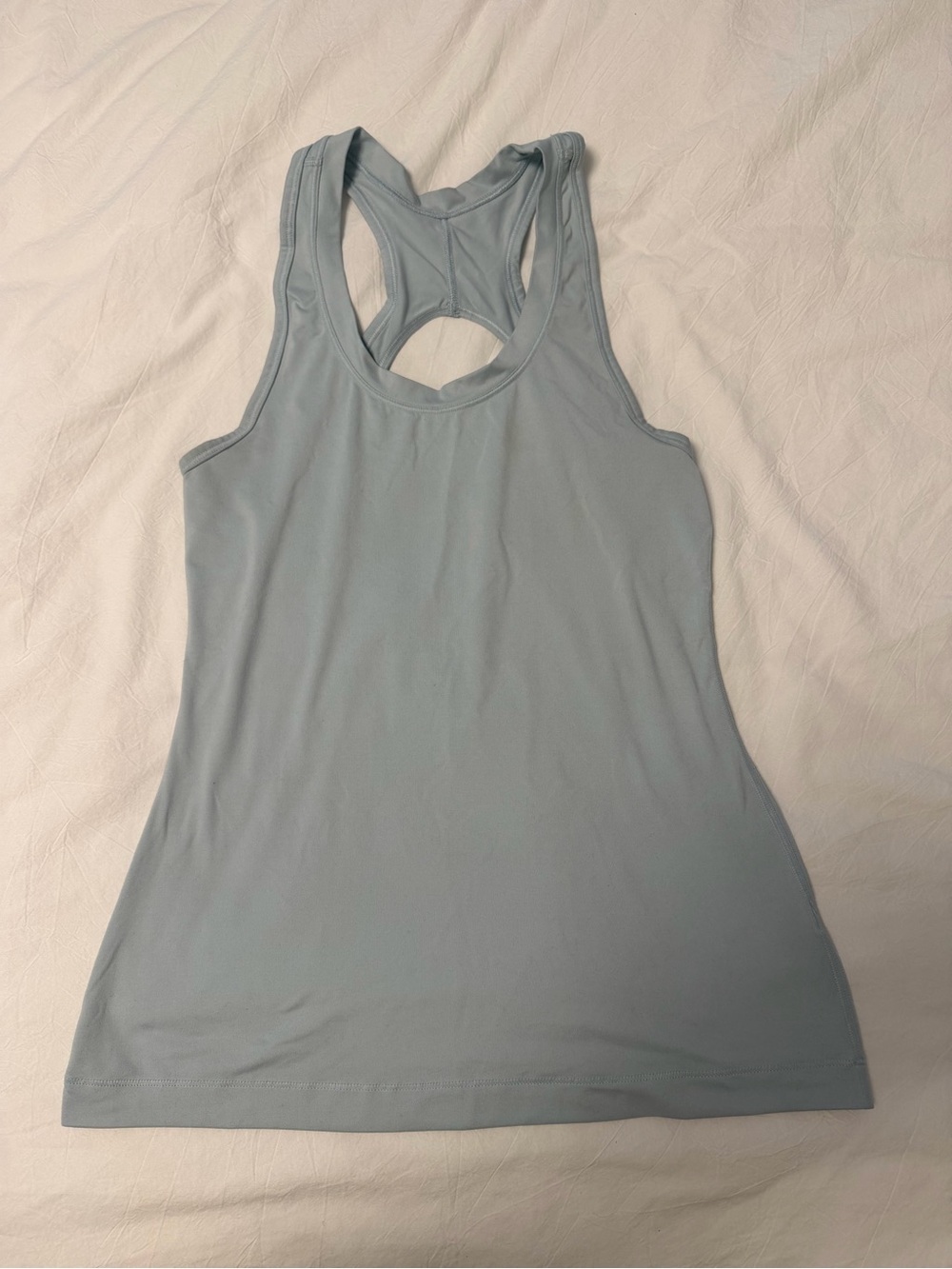 Light Blue Green Racerback Tank Top - Women